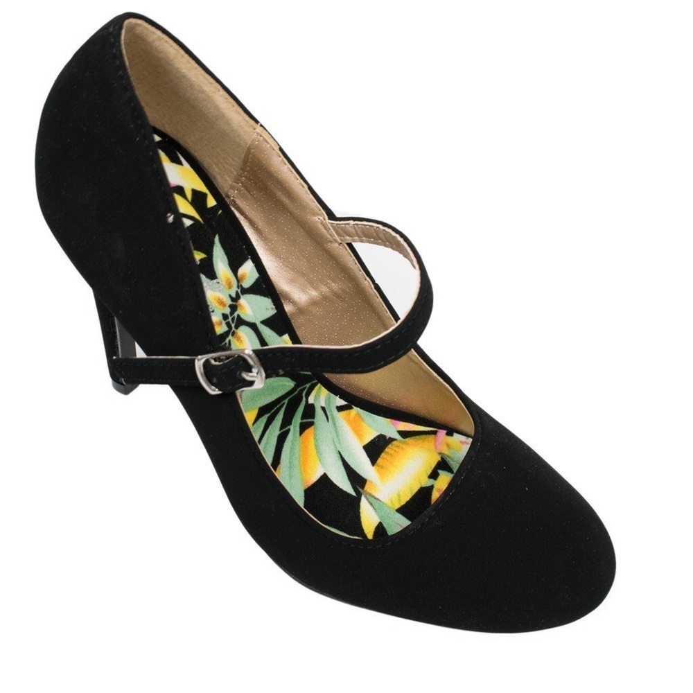 Nubuck Close-Toe Pumps
